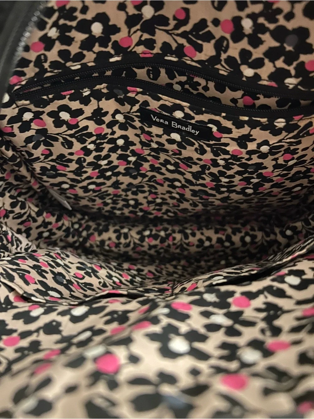 Vera Bradley quilted black